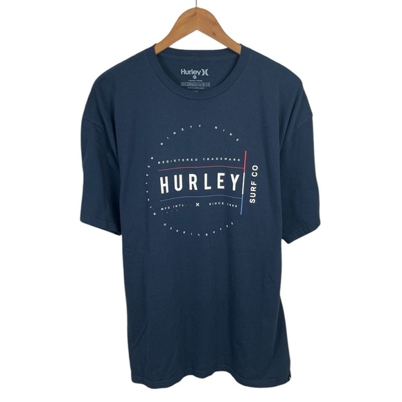 TS1068 Mens Hurley Surfer Brand Casual Beach Graphic Logo T Shirt XL - Picture 1 of 3